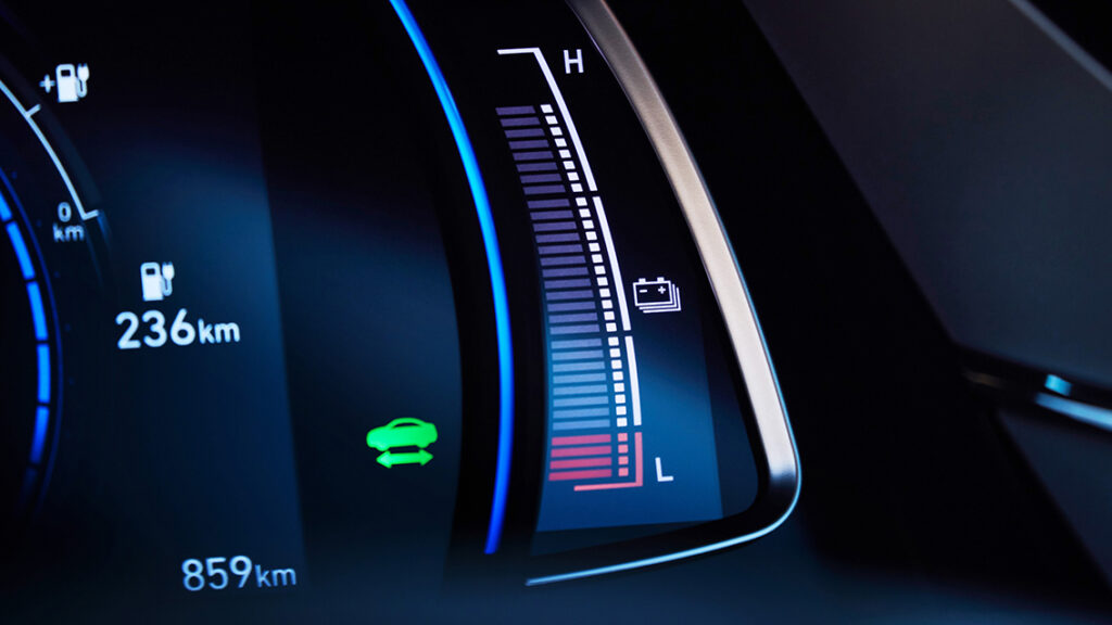 2020 Hyundai Ioniq Electric battery level