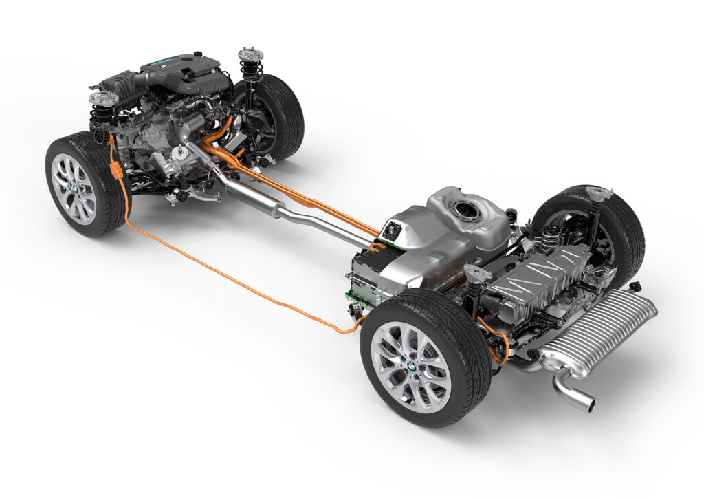 BMW PHEV cutaway