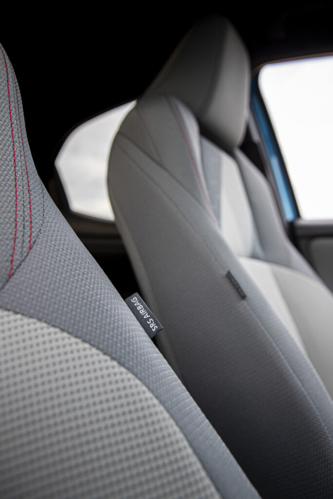 Centre airbags of the 2020 Toyota Yaris ZR Hybrid