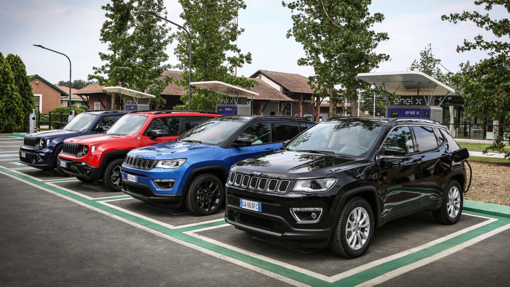 2020 Jeep Renegade 4xe and Compass 4xe in Europe