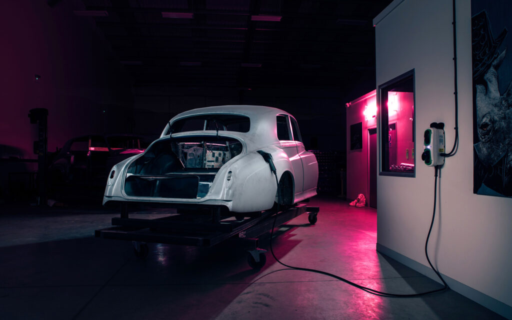 Rolls-Royce Cloud converted to an EV by British-based conversion company Lunaz