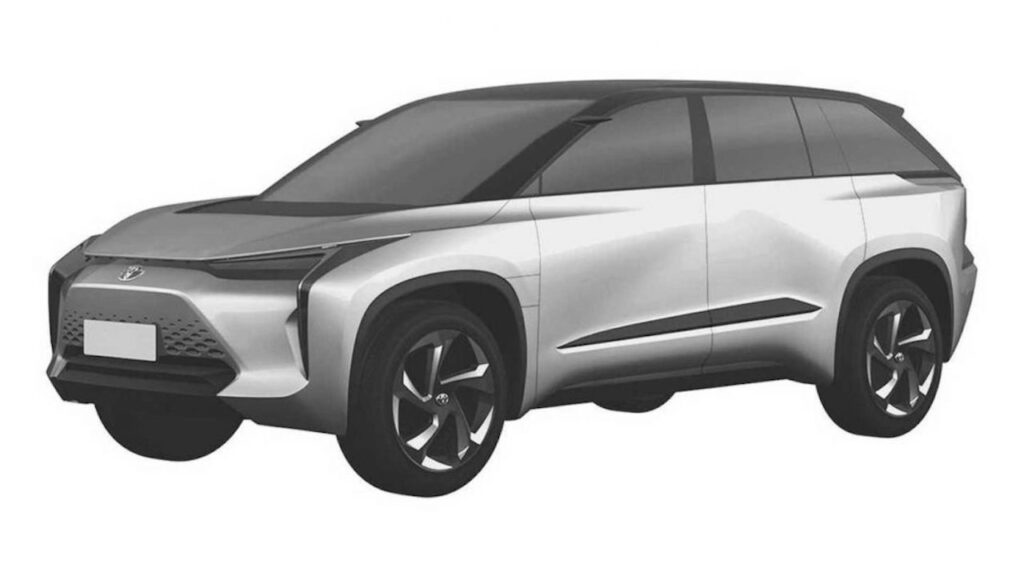 Toyota large EV SUV patent
