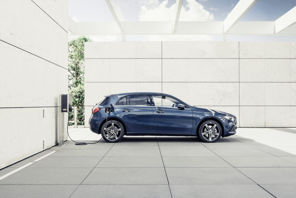 Mercedes-Benz A250e plug-in hybrid electric vehicle (PHEV)