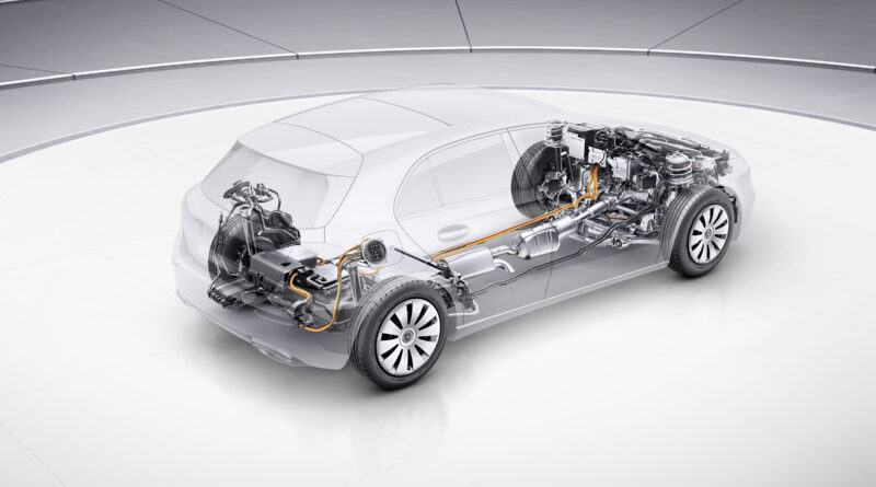 Mercedes-Benz A250e plug-in hybrid electric vehicle (PHEV)