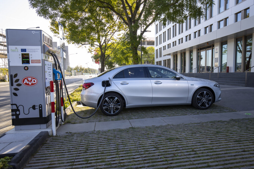 Mercedes-Benz A250e plug-in hybrid electric vehicle (PHEV)