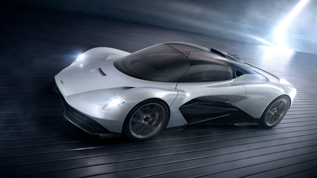 Aston Martin Valhalla, which will get a V6 hybrid system