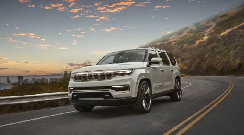 Jeep Grand Wagoneer Concept with a plug-in hybrid PHEV system