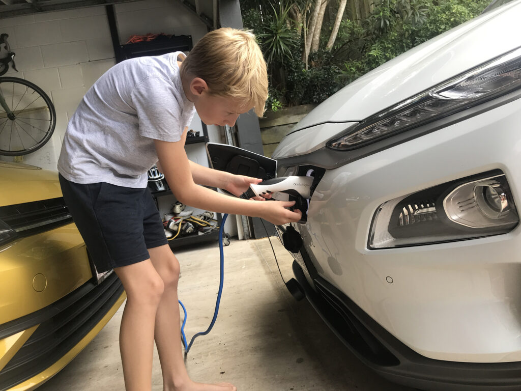 Learning how to charge the Hyundai Kona Electric at home