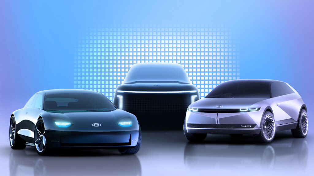 Range of models for Hyundai's new all-electric sub-brand, Ioniq