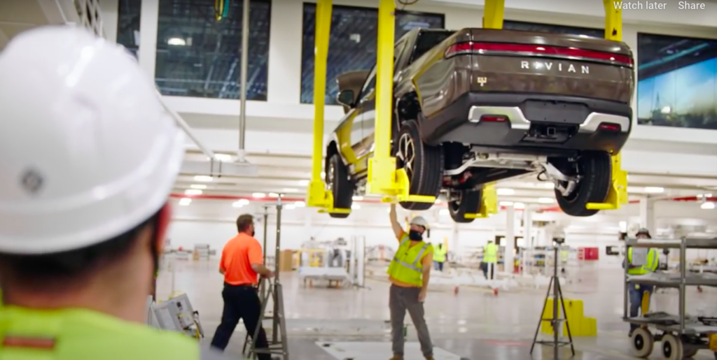 Rivian R1T production