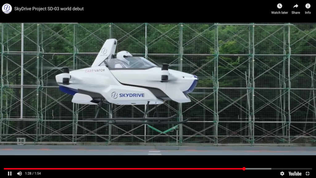 2023 Skydrive flying car