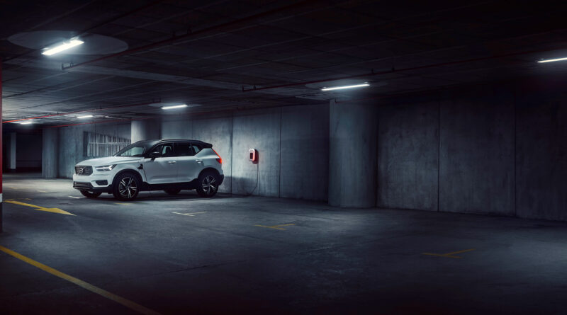 Volvo XC40 Recharge PHEV being charged