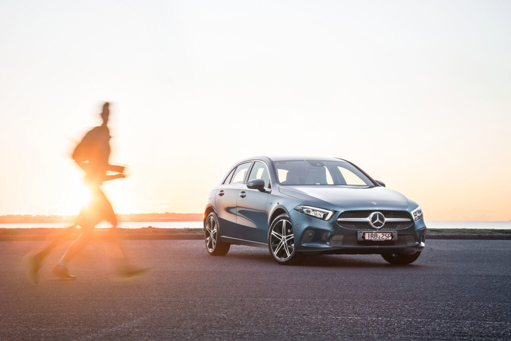 Mercedes-Benz A250e plug-in hybrid electric vehicle (PHEV)