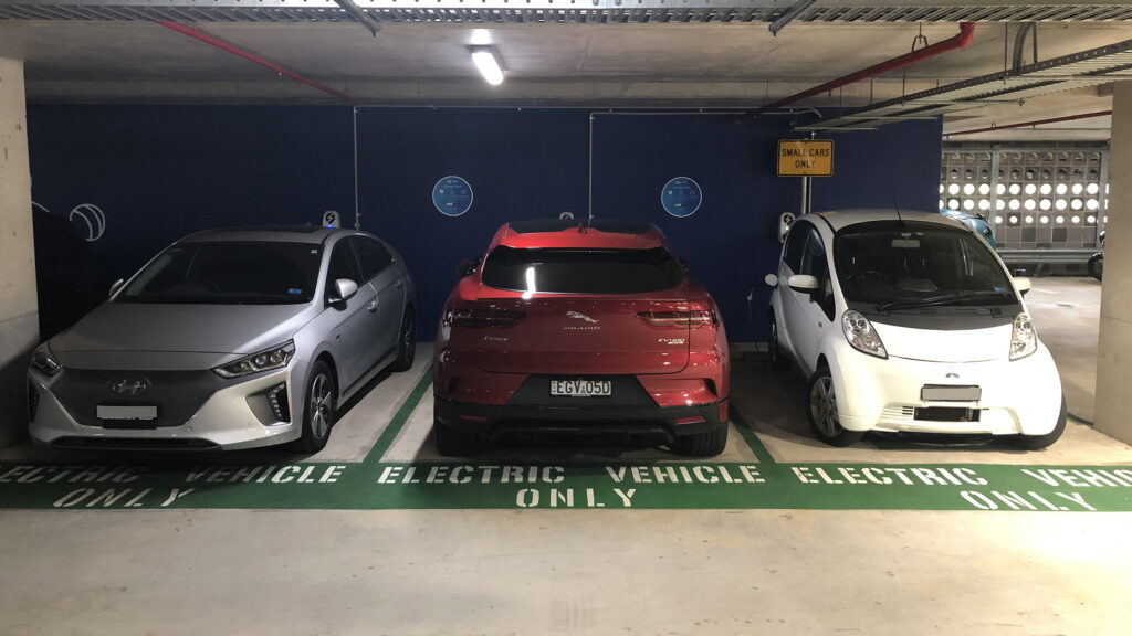 It's technically EV blocking but is as bad as ICE blocking... the Hyundai on the left is parked in an EV charging spot but not charging