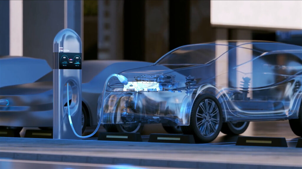 Hyundai's vehicle-to-grid (V2G) charging technology