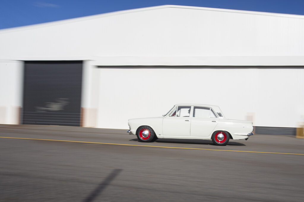 Tim Harrison's electric conversion 1965 Ford Cortina Mk1