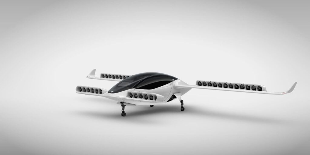 Lilium electric VTOL jet