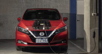 Nissan Leaf being charged