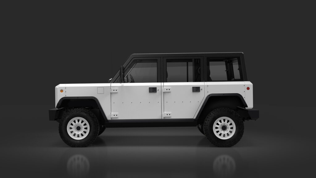 Bollinger B2 electric SUV in its "production-intent" final design