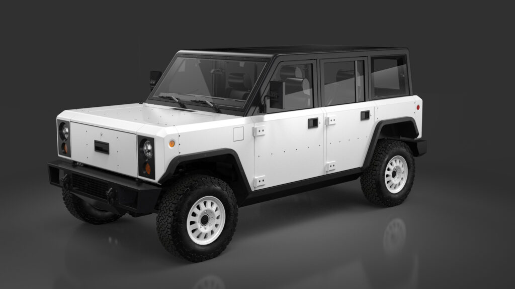 Bollinger B2 electric SUV in its "production-intent" final design
