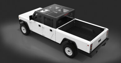 Bollinger B2 electric pickup truck in its "production-intent" final design