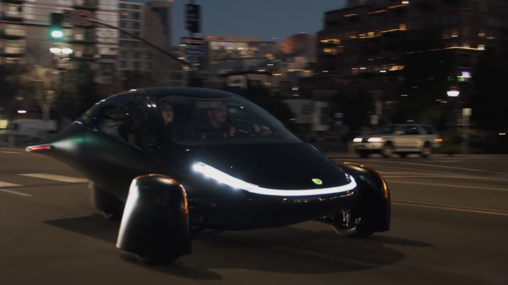 Aptera EV with Never Charge solar technology