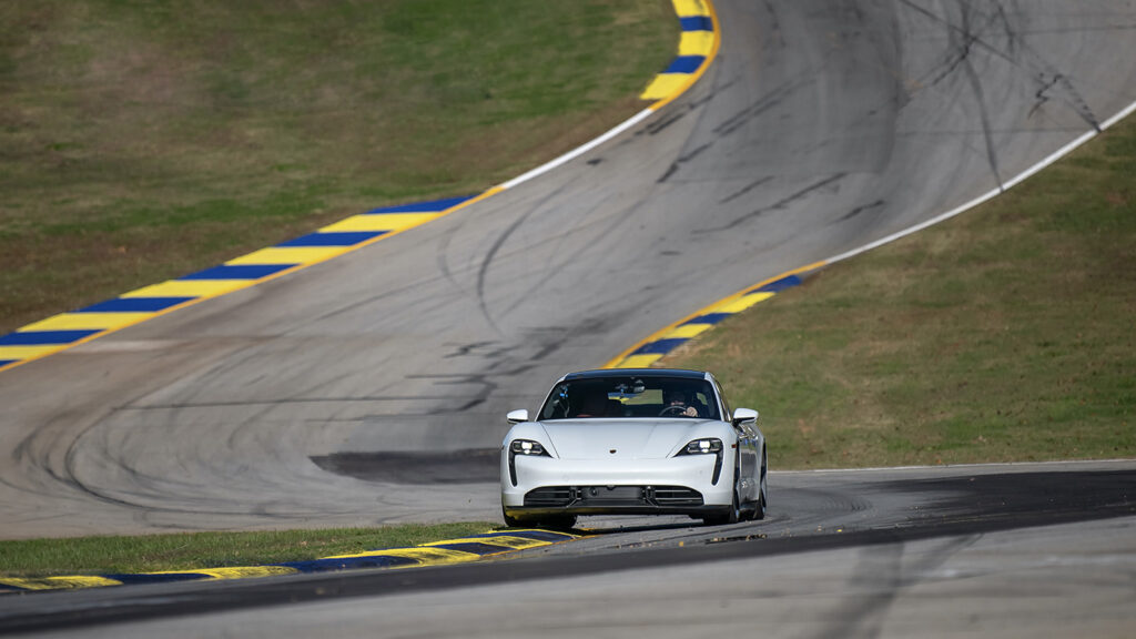 2020 Porsche Taycan S breaks the production EV lap record at Road Atlanta
