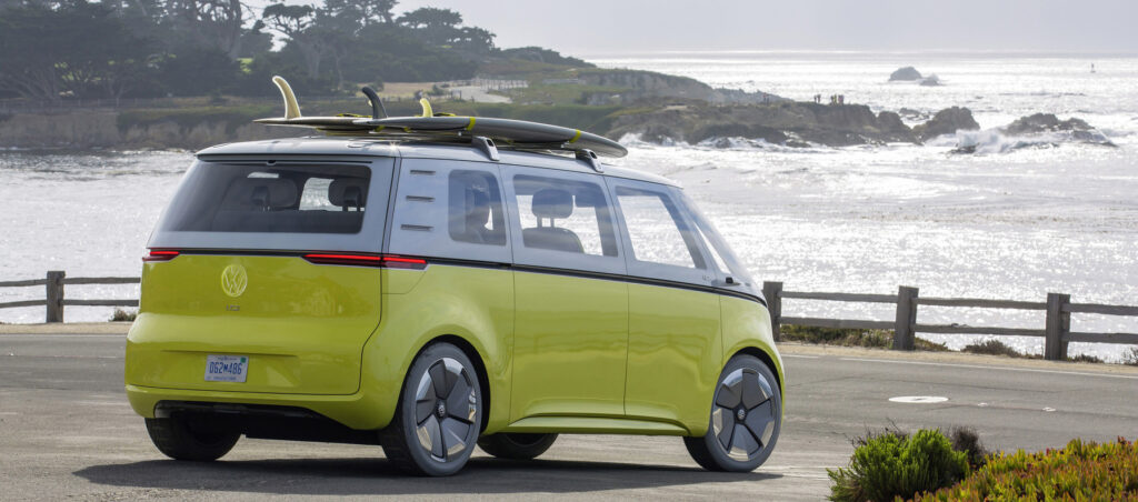 Volkswagen ID.Buzz concept car from 2017 gives a good indication of the upcoming all-electric Kombi that could be called ID.7