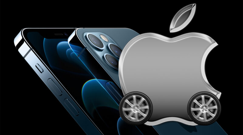 Apple iPhone and car
