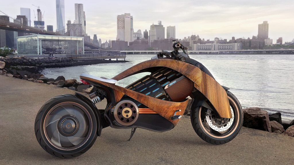 Newron Motors EV-1 electric motorcycle