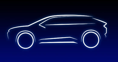 The silhouette of Toyota's new battery electric SUV that will be part of the BZ family