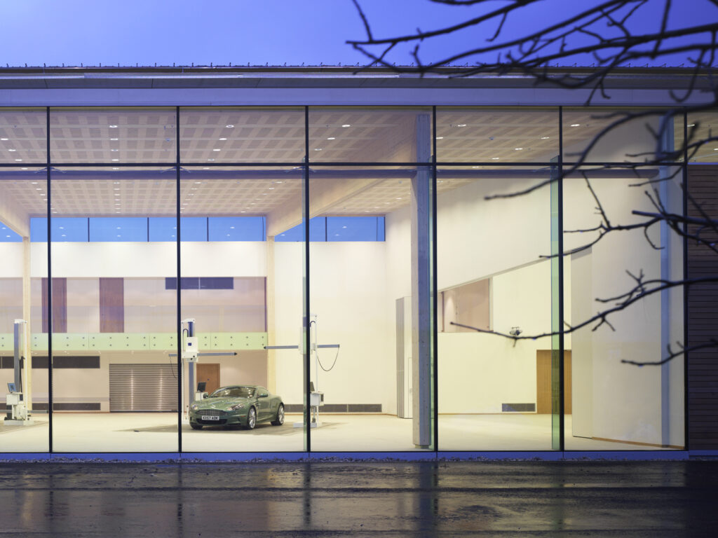 The Aston Martin Design Studio, which is near the company's head office and factory at Gaydon in the UK