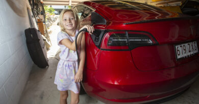 Home charging a 2020 Tesla Model 3 Performance
