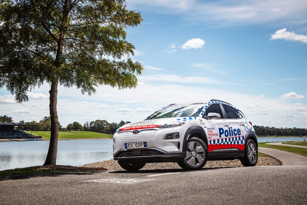 NSW Police's 2021 Hyundai Kona Electric
