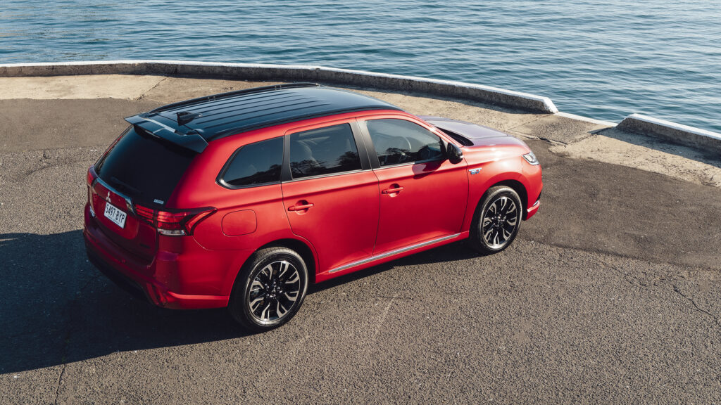 Mitsubishi Outlander GSR PHEV plug-in hybrid electric vehicle