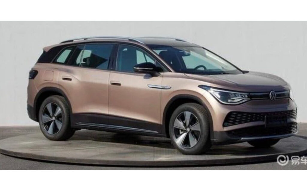 Leaked patent image of the Volkswagen ID.6 all-electric production SUV