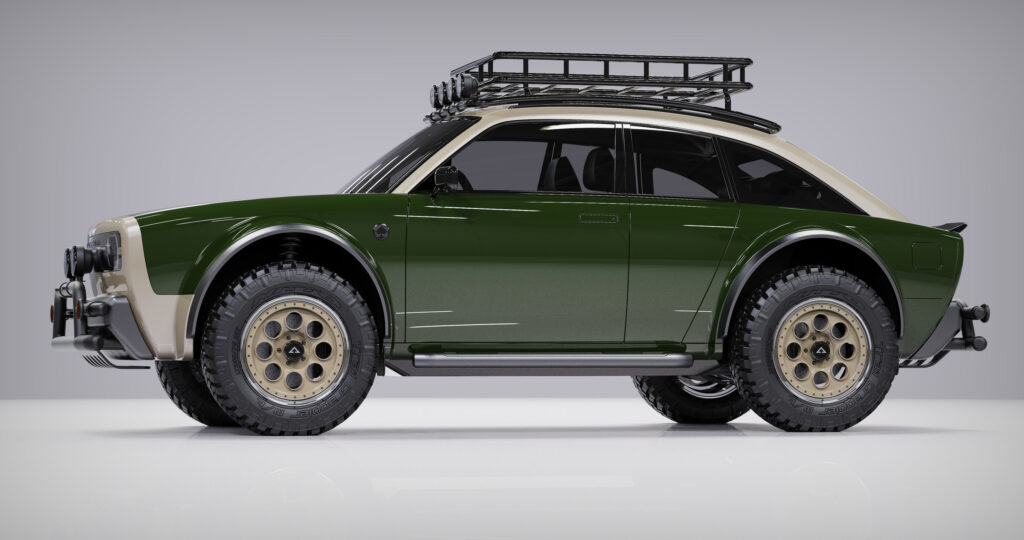 Alpha Jax electric safari car