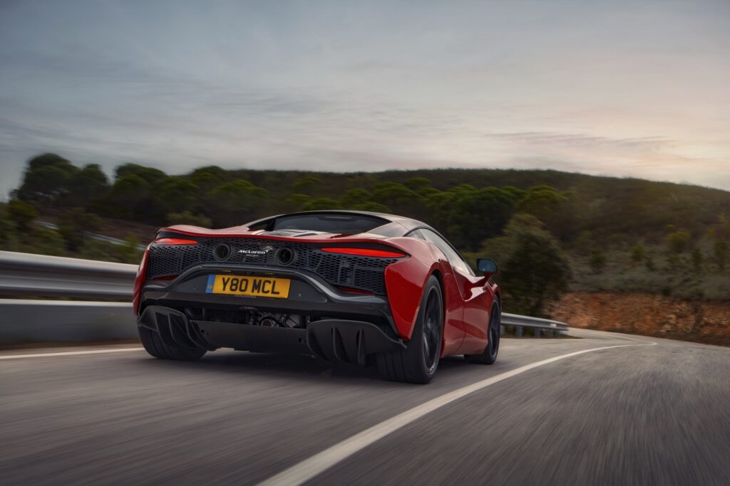 McLaren Artura plug-in hybrid electric supercar