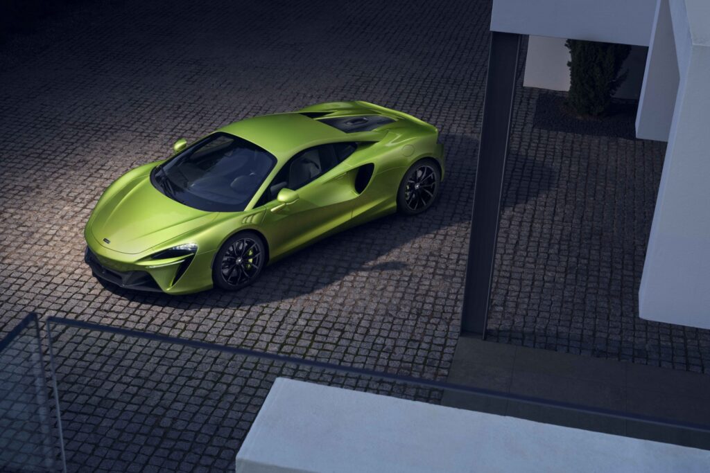 McLaren Artura plug-in hybrid electric supercar