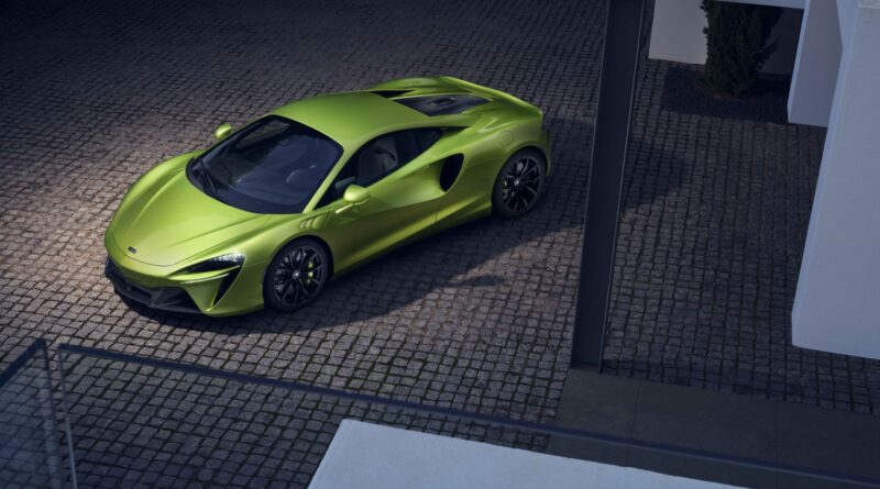 McLaren Artura plug-in hybrid electric supercar