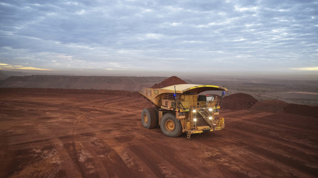 An autonomous mining truck from Andrew Forrest's Fortescue Metals Group. Image source: Fortescue Metals Group Ltd