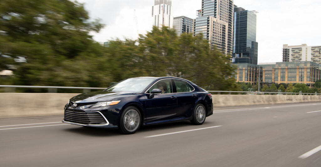 The updated 2021 Toyota Camry has dropped the V6 engine to instead focus on hybrids