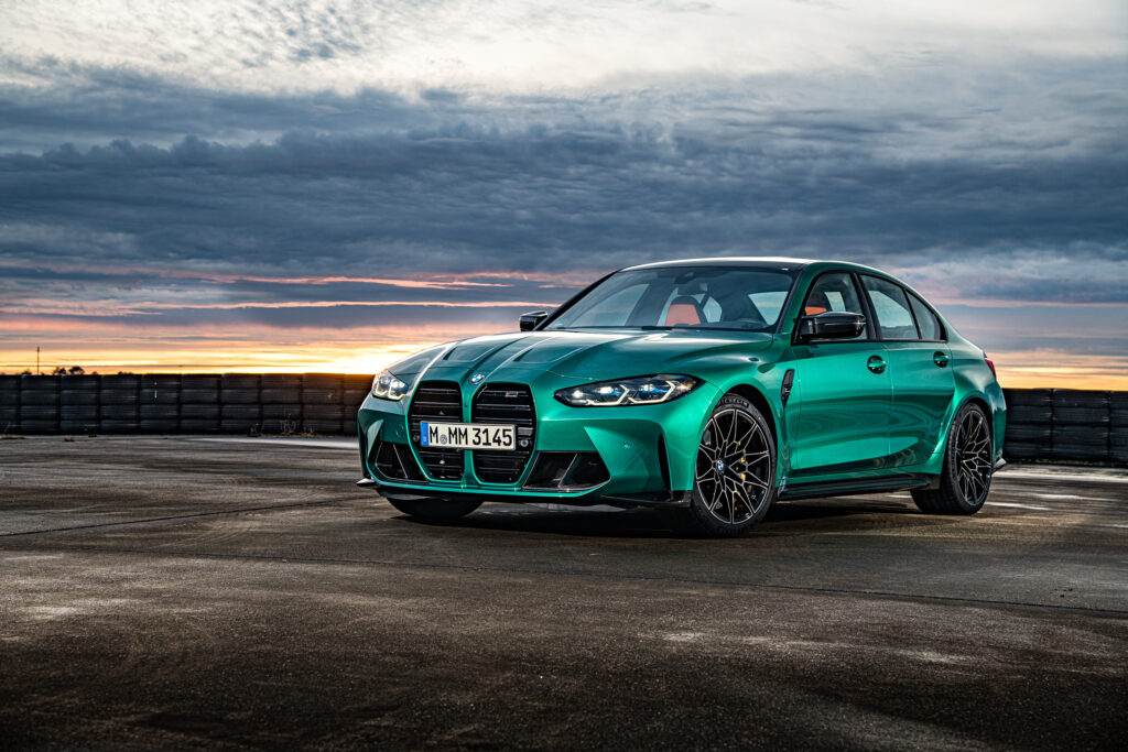 The latest 2021 BMW M3 - and its two-door M4 cousin - rely purely on petrol for ballistic performance, but BMW says "electrification is a big chance for BMW M"