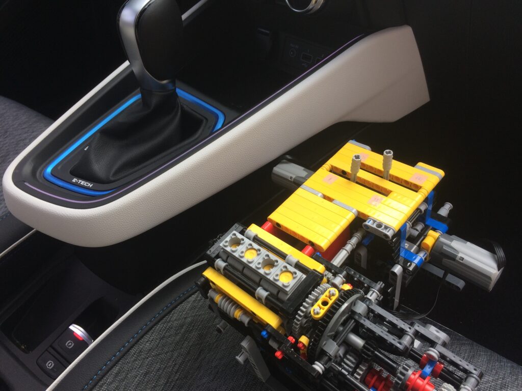 A Renault engineer used Lego to create its E-Tech hybrid technology