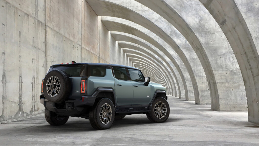 The GMC Hummer EV SUV is an all-electric off-roader set to debut in 2023