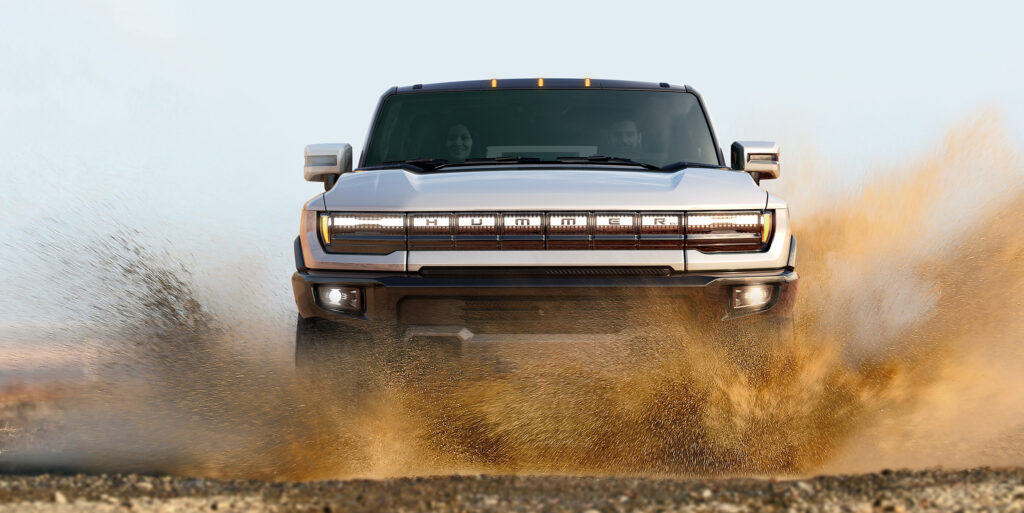 The GMC Hummer EV SUV is an all-electric off-roader set to debut in 2023