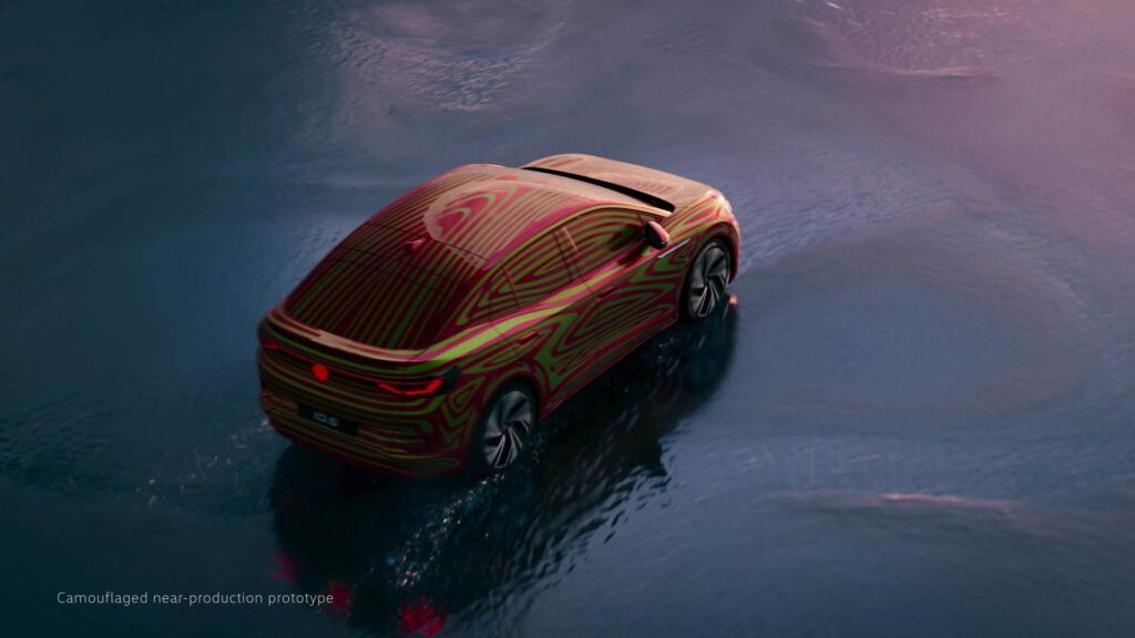 Volkswagen has teased the upcoming ID.5 GTX in a sci-fi video