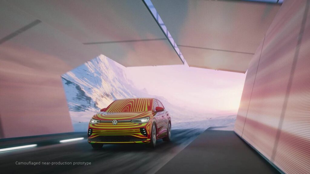Volkswagen has teased the upcoming ID.5 GTX in a sci-fi video
