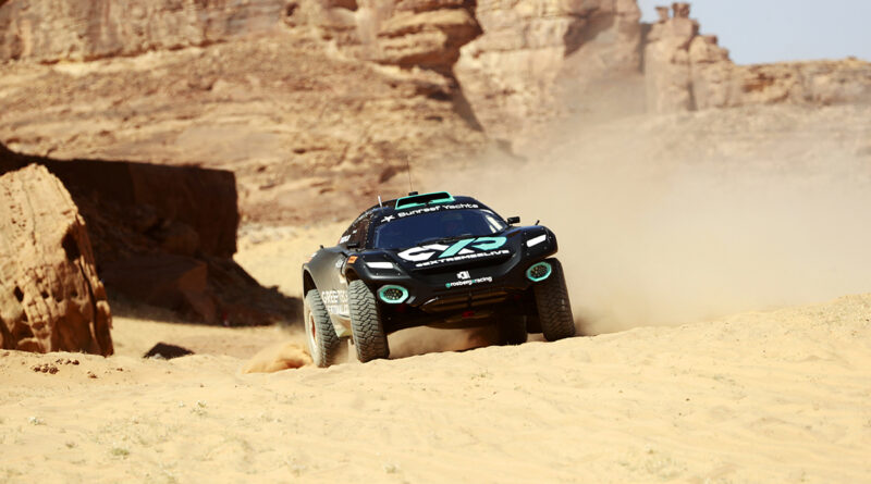 Molly Taylor and Johan Kristoffersson's Rosberg X Racing racer at the Extreme E 2021: Desert X-Prix