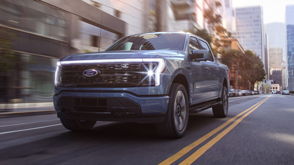 Ford F-150 Lightning EV electric pickup truck
